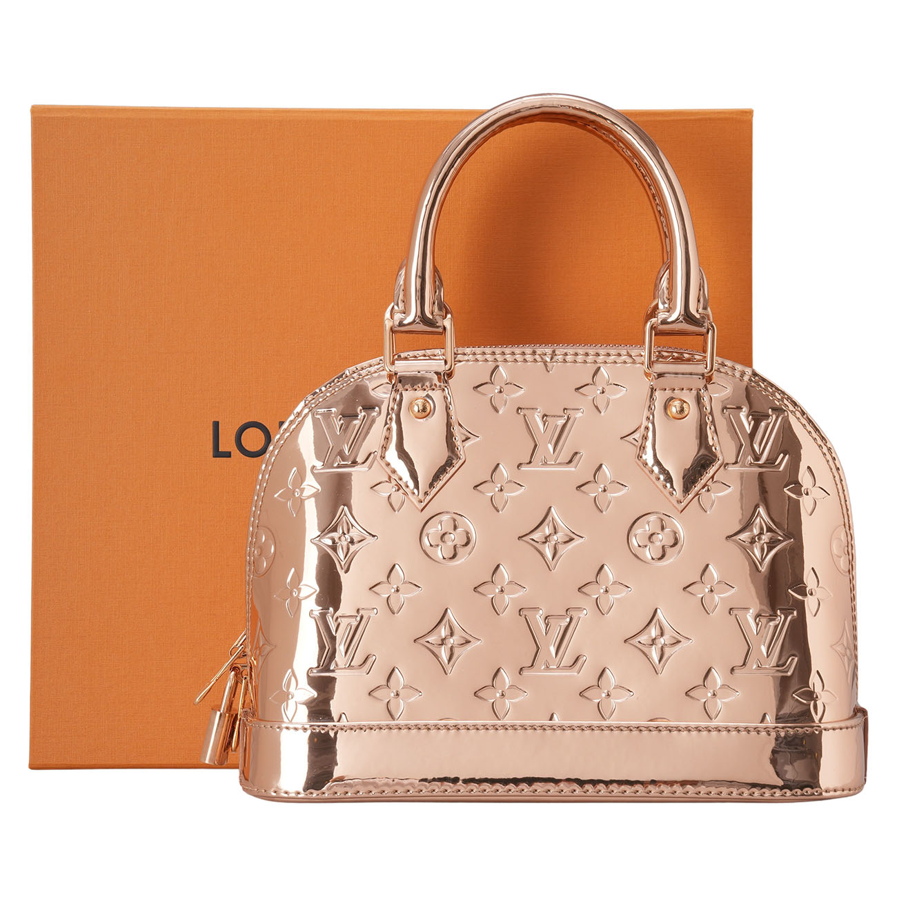 LOUIS VUITTON(USED)루이비통 M27037 시즌 알마 BB 로즈골드